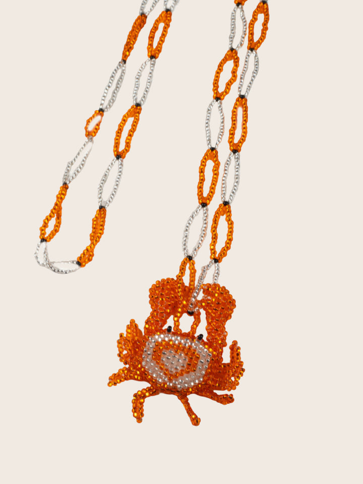 COLLAR CANGREJO NARANJA