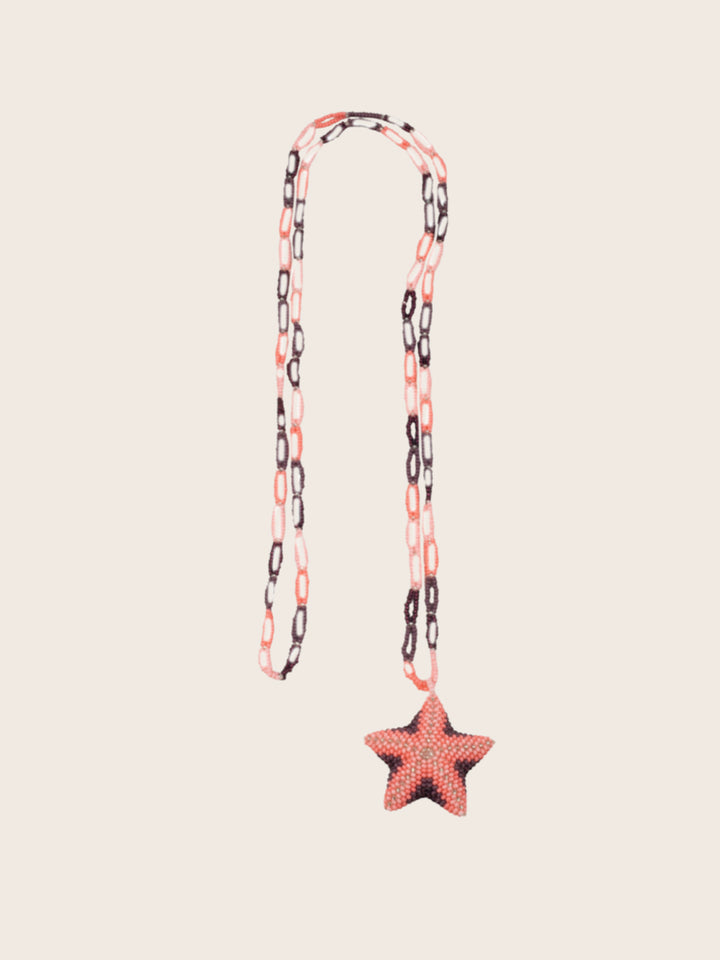 COLLAR ESTRELLA DE MAR ROSA