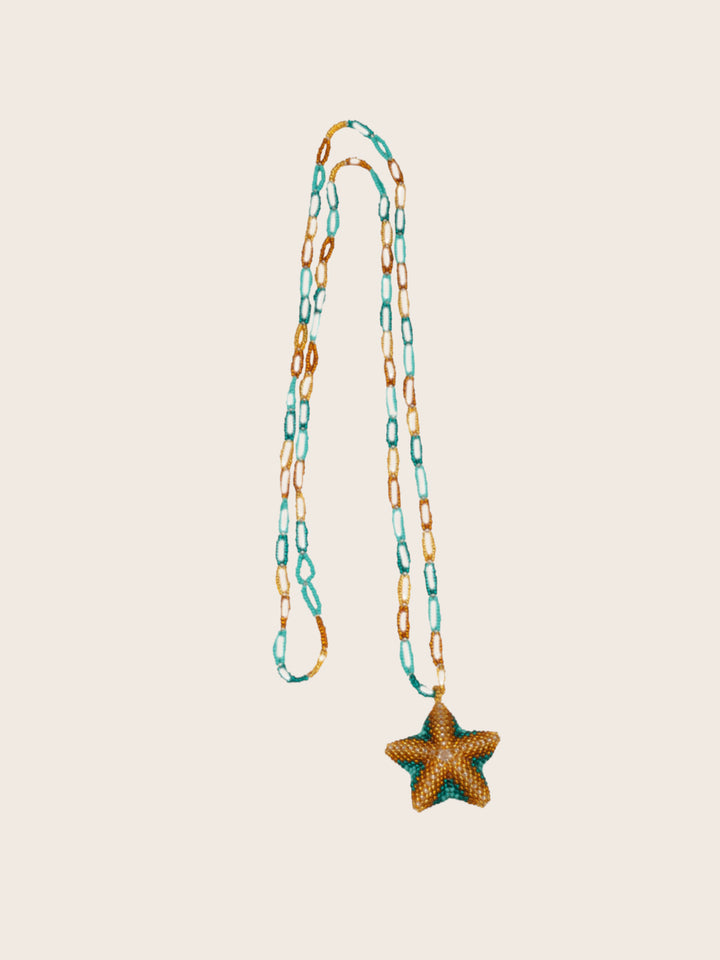 COLLAR ESTRELLA DE MAR TURQUESA