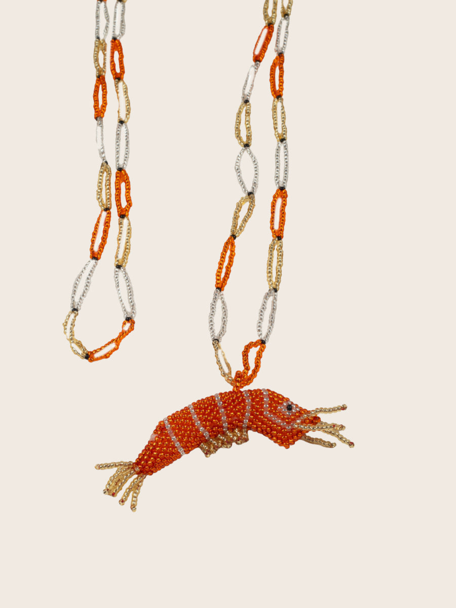 COLLAR GAMBA NARANJA MIX
