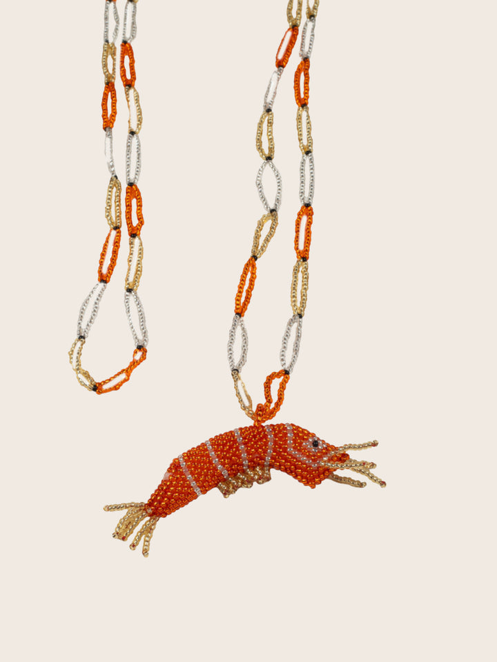 COLLAR GAMBA NARANJA MIX