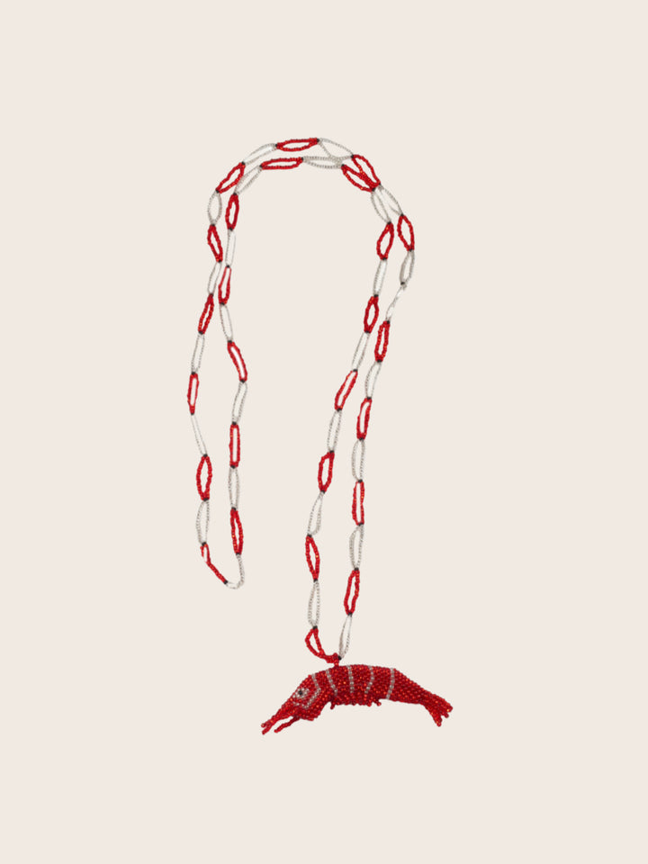 COLLAR GAMBA ROJA