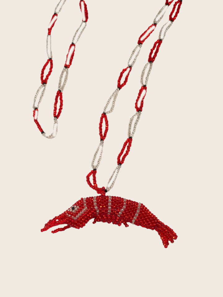 COLLAR GAMBA ROJA