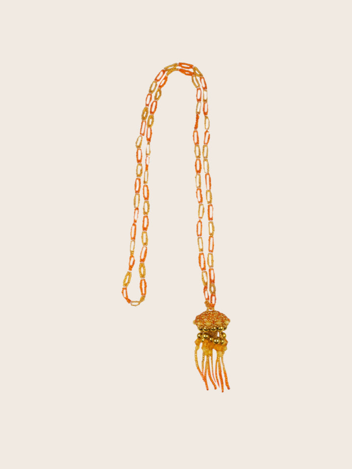 COLLAR MEDUSA AMARILLA