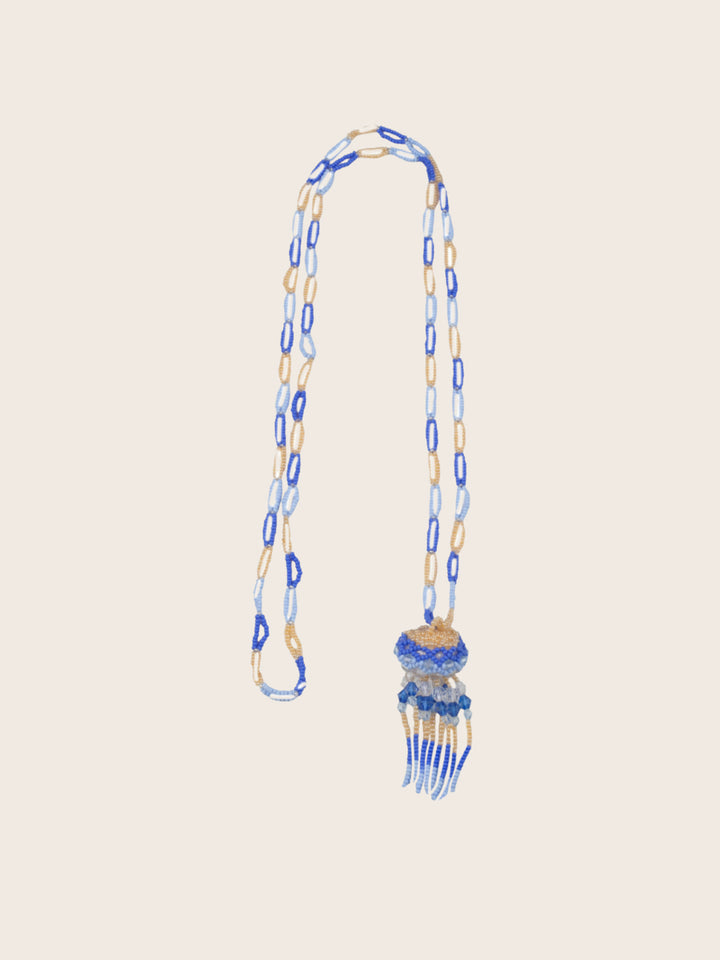 COLLAR MEDUSA AZUL