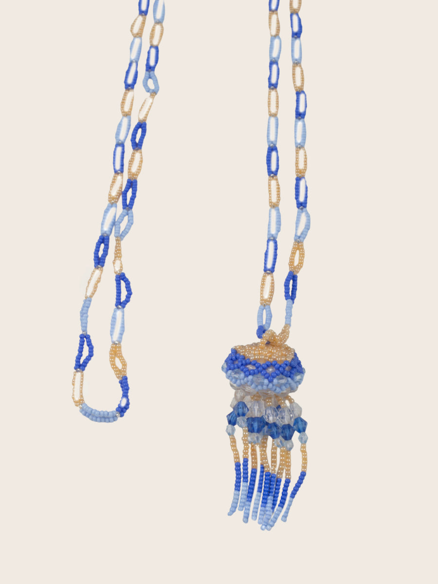 COLLAR MEDUSA AZUL