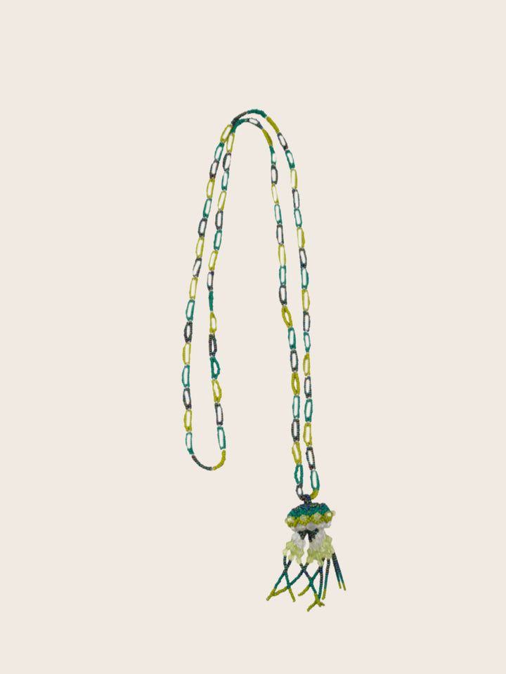 COLLAR MEDUSA VERDE