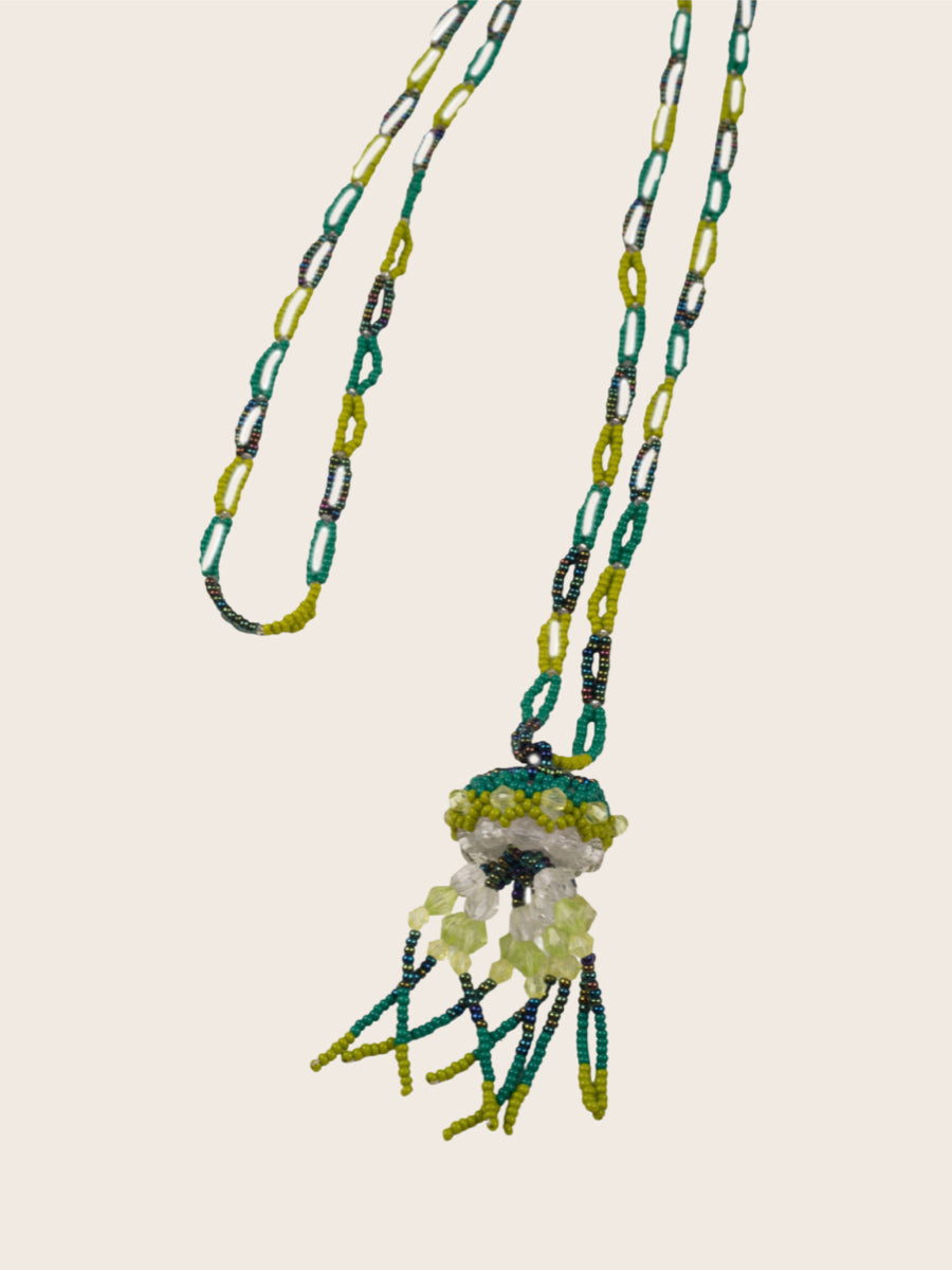 COLLAR MEDUSA VERDE